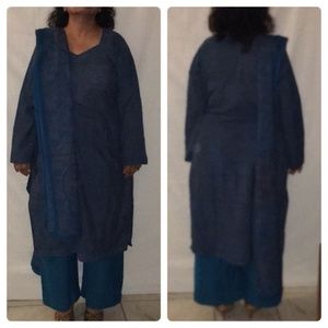 Indian Pakistani Salwar Kurti Outfit Large